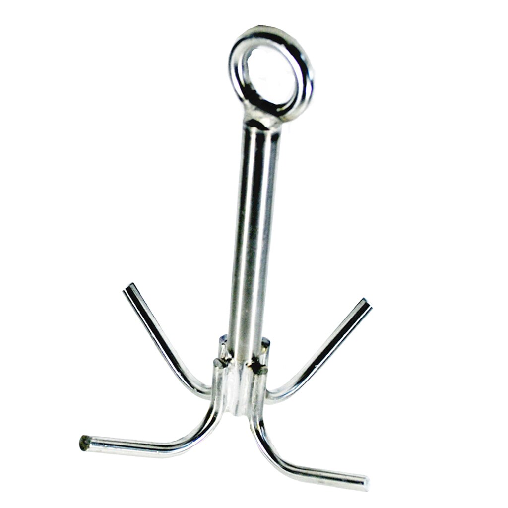 4 Claw Boat Marine Anchor Grapple Hook 270mm, Stainless Steel