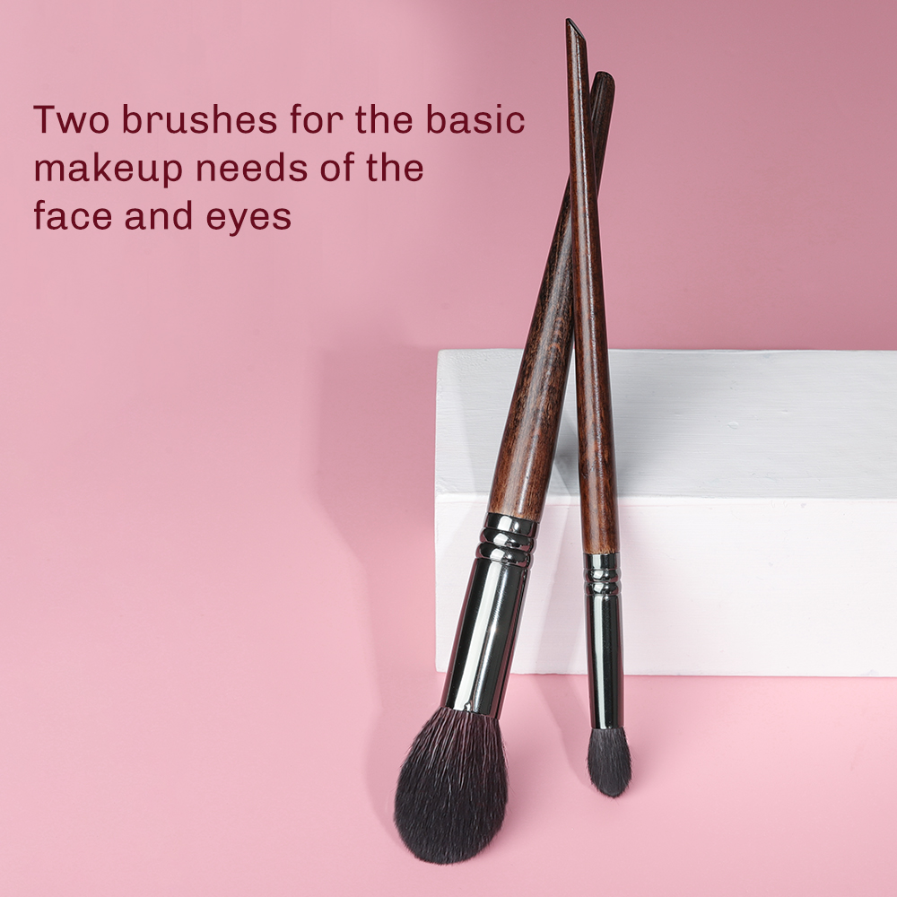 OVW kozie włosy profesjonalny pędzel zestaw robić makeupu zestaw naturalny Brochas Maquillaje makijaż zwężający się mikser wyróżnij pędzel róż robić policzków