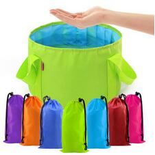 15L Tragbare draussen Reise Faltbare Falten Camping Waschbecken Eimer Schüssel Waschbecken Waschen Camping Wasser Eimer Reise Verwenden Becken