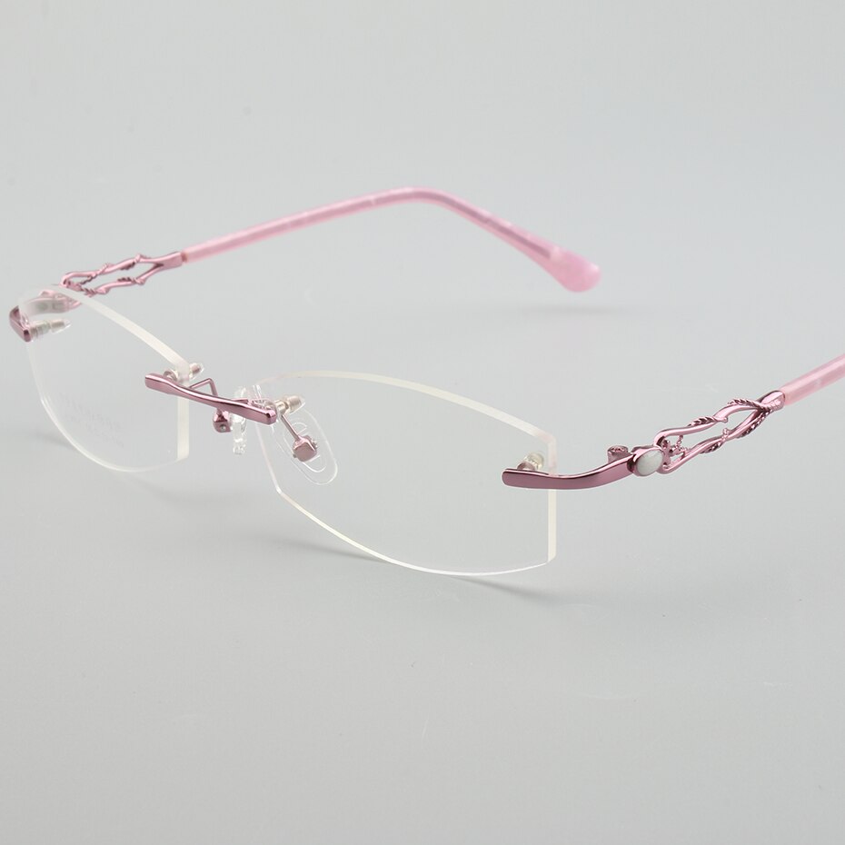 Montures de lunettes légères sans bords pour femmes, nouvel arrivage à la , myopie, Prescription optique, #3057