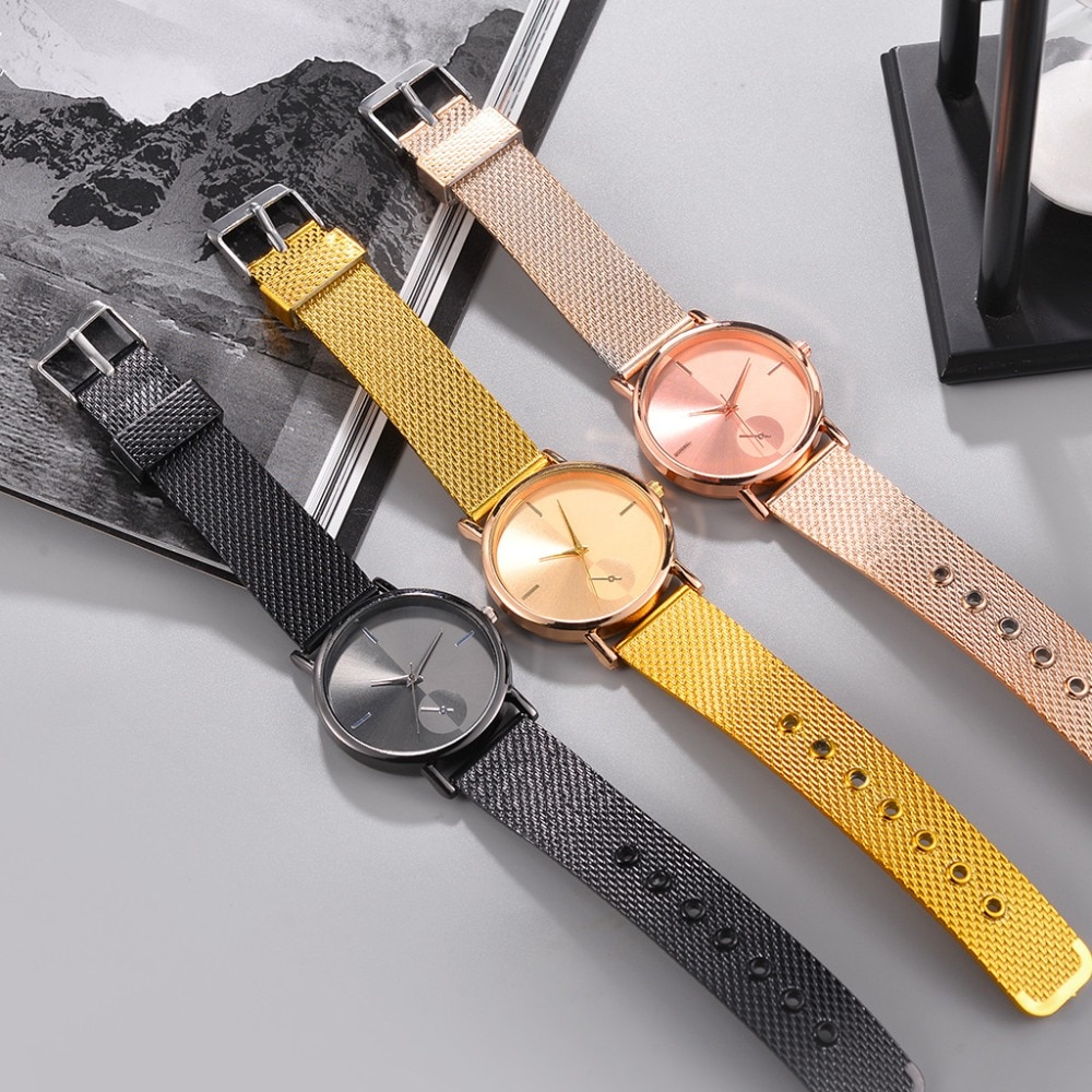 Horloges Vrouwen Lederen Band Gouden Armband Quartz Horloge Voor Vrouwen Jurk Horloges Vrouwelijke Klok