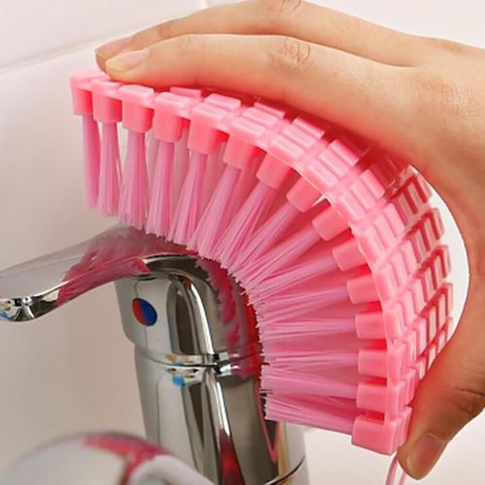 Home Multifunction Cleaning Brush Dual Purpose Flexible Bendable Rust Remover Clean Washing Tool 20