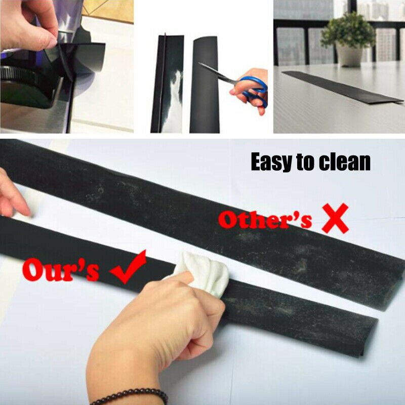 Kitchen Stove Counter Cover T-shaped Strip Waterproof Silicone Stove GapCaulk Tape Filler Tool K888