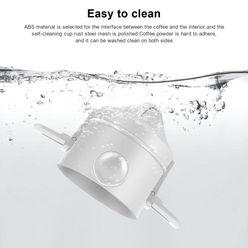 Filtre à café pliable, support Portable Pour le thé et le café, réutilisable, facile à nettoyer, sans papier