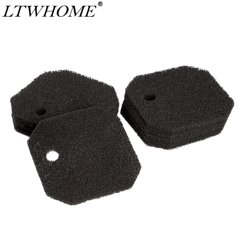 LTWHOME Aktivkohle Schaum Filter Pads passen für Eheim 2628220 Professionelle 2222/2224/2322/2324