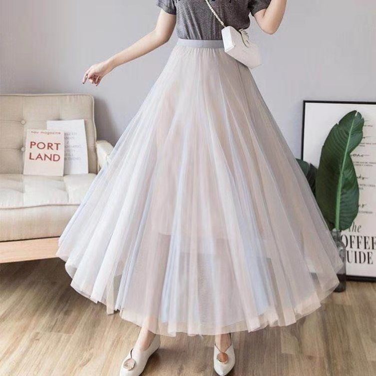 Studentessa High School 12 13 14 15 16 anni gonne vecchie donna estate principessa Tulle maglia gonna a pieghe abito da ballo femminile gonna Tutu