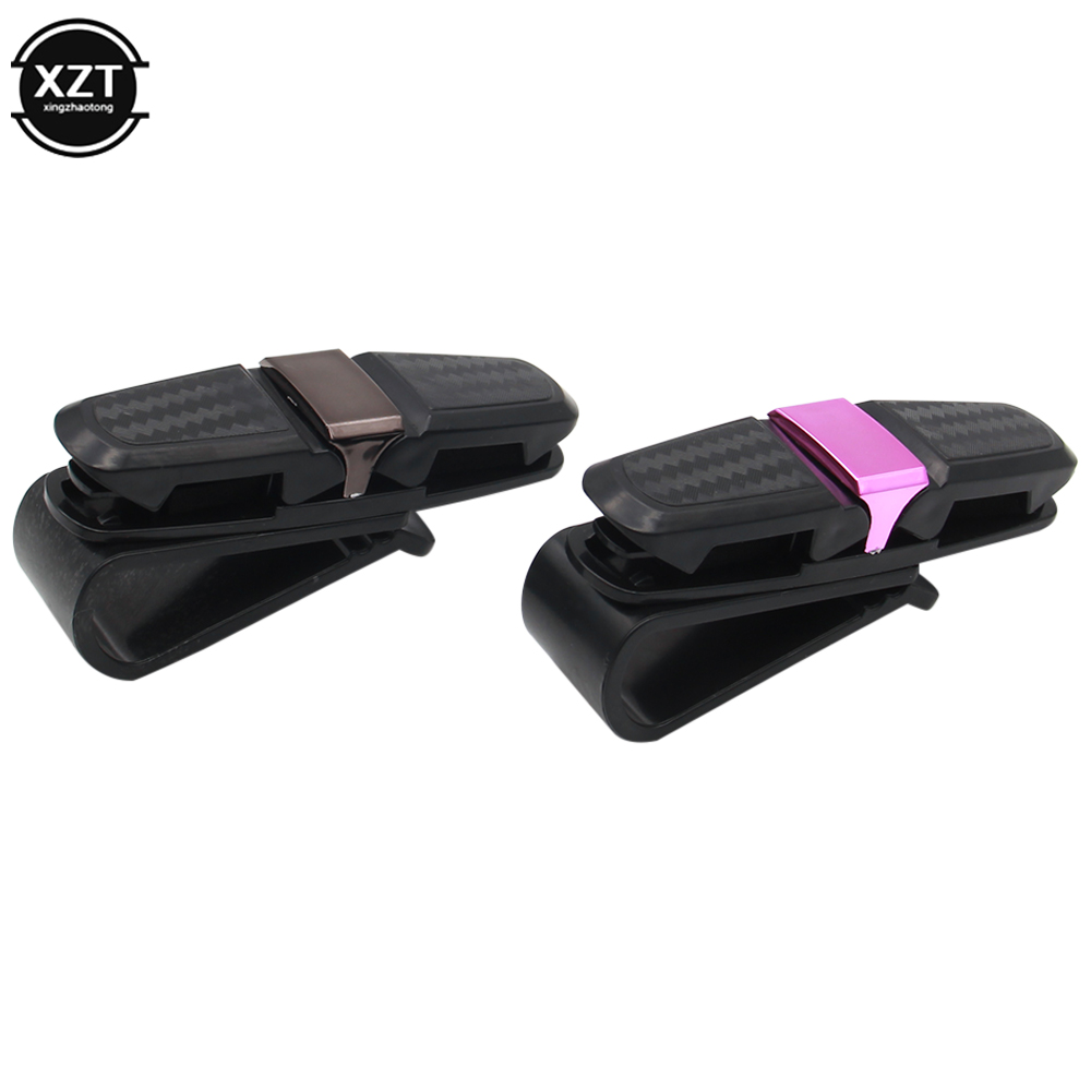 Auto Brillenetui Auto Sonnenblende Brillenhalter Sonnenbrille Clip Karte Tickethalter Stiftetui Clip Kasten Universal- Zubehör