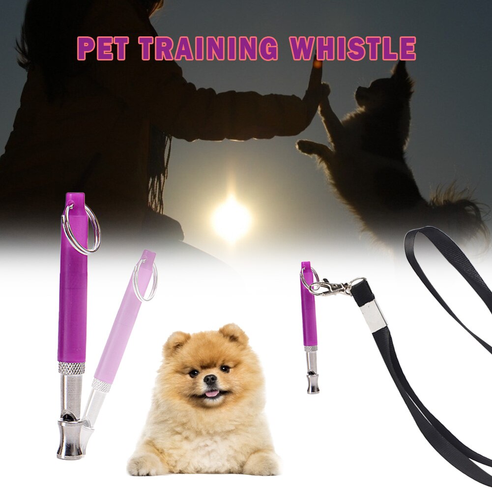 Praktisk kæledyrsdisciplin træning fløjte metal stop gøen fløjter kæledyr værktøj multifunktionelle hundeprodukter kæledyrsdele