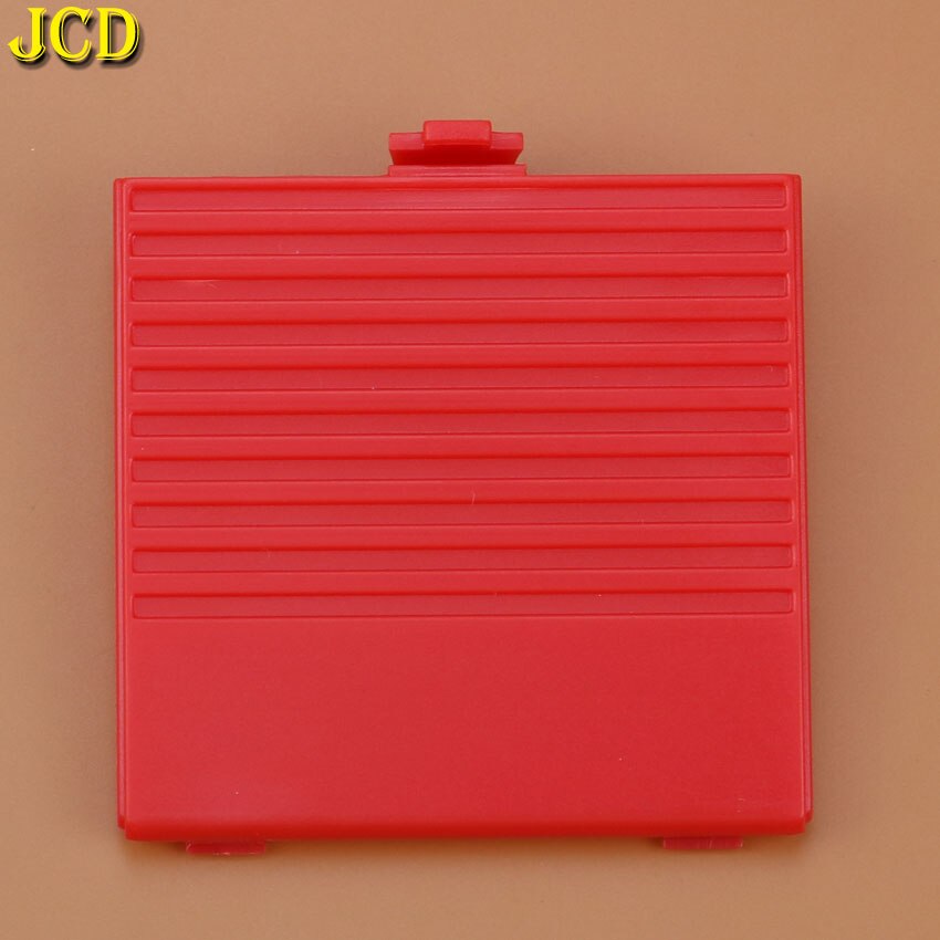 Jcd 1 stk til nintend game boy batteridæksel låg låg udskiftning til gb konsol batteri bagdæksel: Rød
