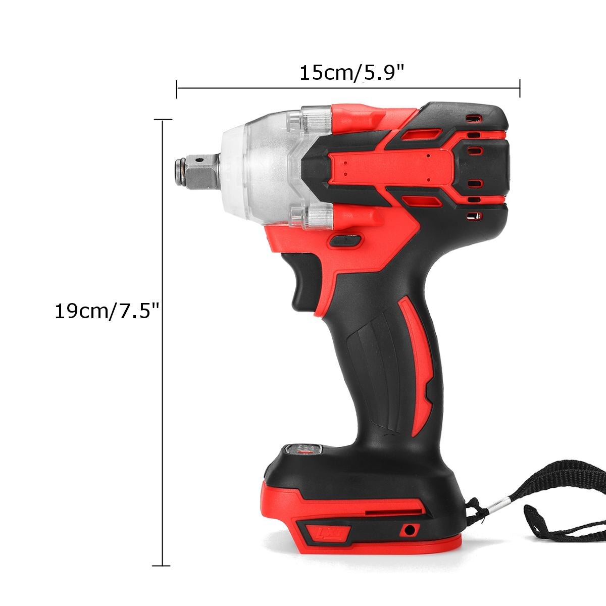 18V 880N.m Electric Wrench Speed Cordless Impact Wrench Power Tool Screwdriver Rechargable Drill Driver LED For Makita Battery
