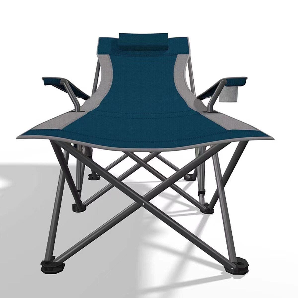 Camping Vouwen Bed Fauteuil Enkele Bed Kantoor Lunch Bed Draagbare Outdoor Vouwen Fauteuil Begeleidende Bed Te Dragen