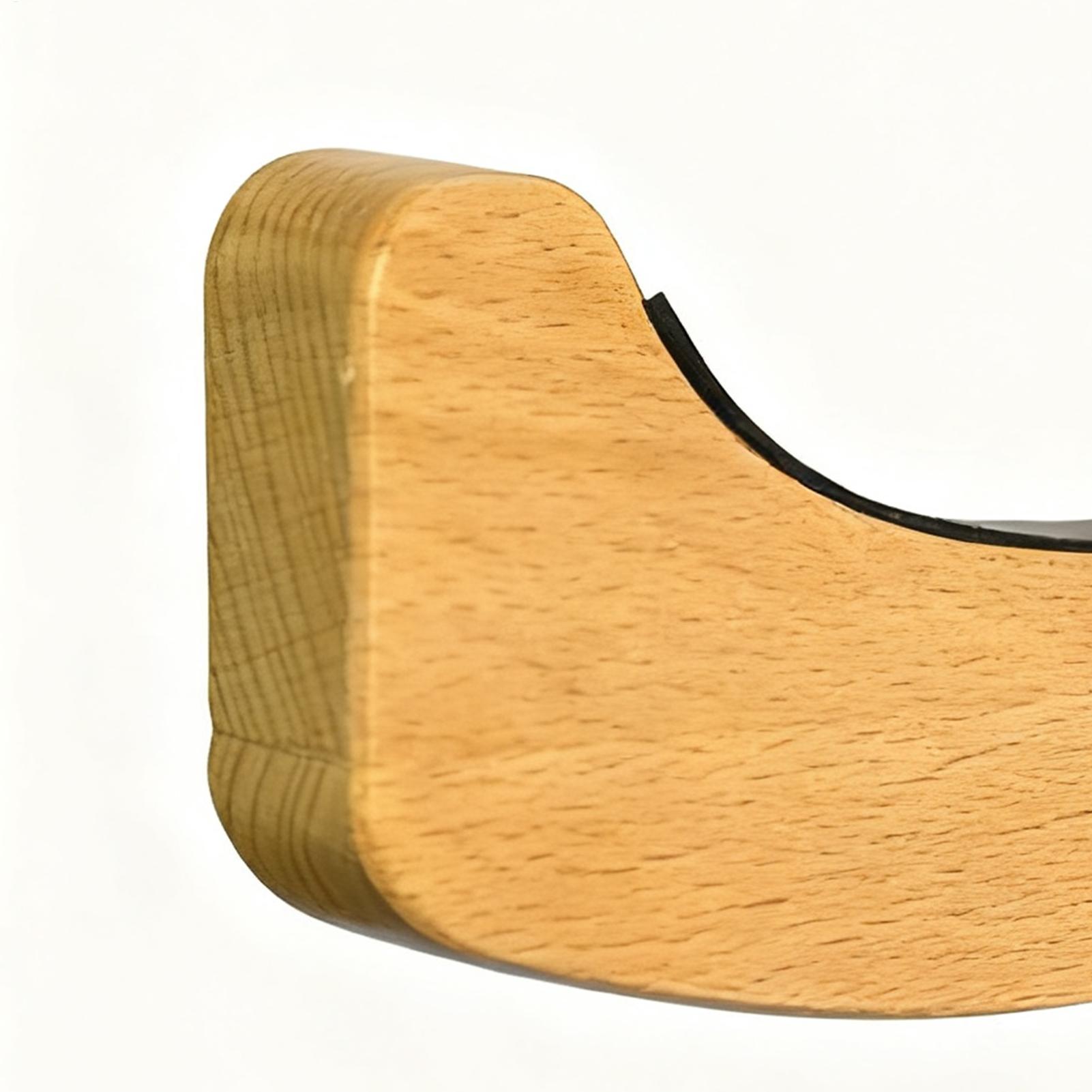 Väggmonterad surfbrädeställ i trä för skid- och snowboardförvaring för inomhus- och utomhusgarage, uteplats och strandhus