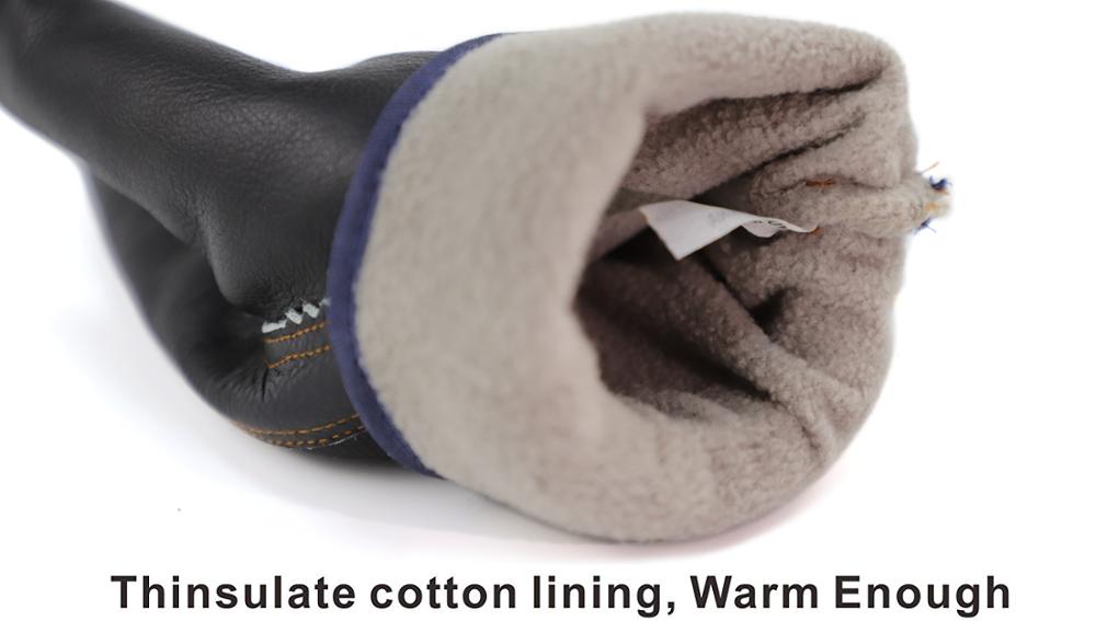KIM YUAN Winter 068 Warm Work Gloves 3M Thinsulate Lining Perfect for Gardening/Cutting/Construction/Motorcycle, Men &amp; Women