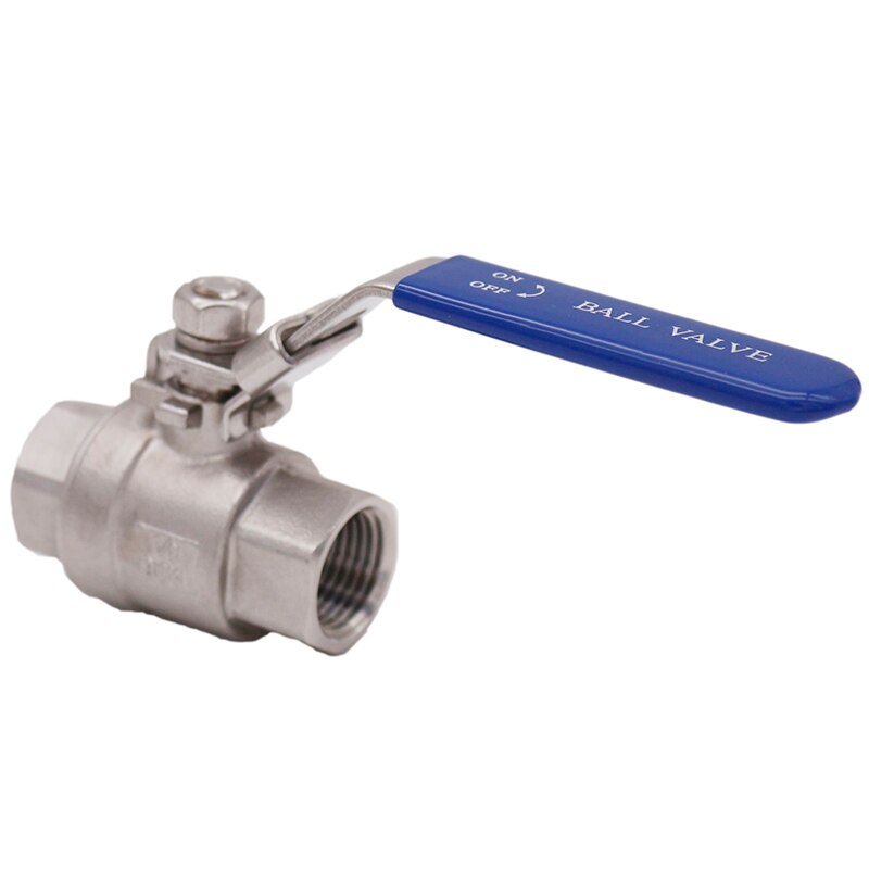 Homebrew Beer Ball Valve - 1/2" NPT Stainless Steel 304 Full Port Homebrew Ball Valve Food Grade 1000 WOG Brewer Hardware