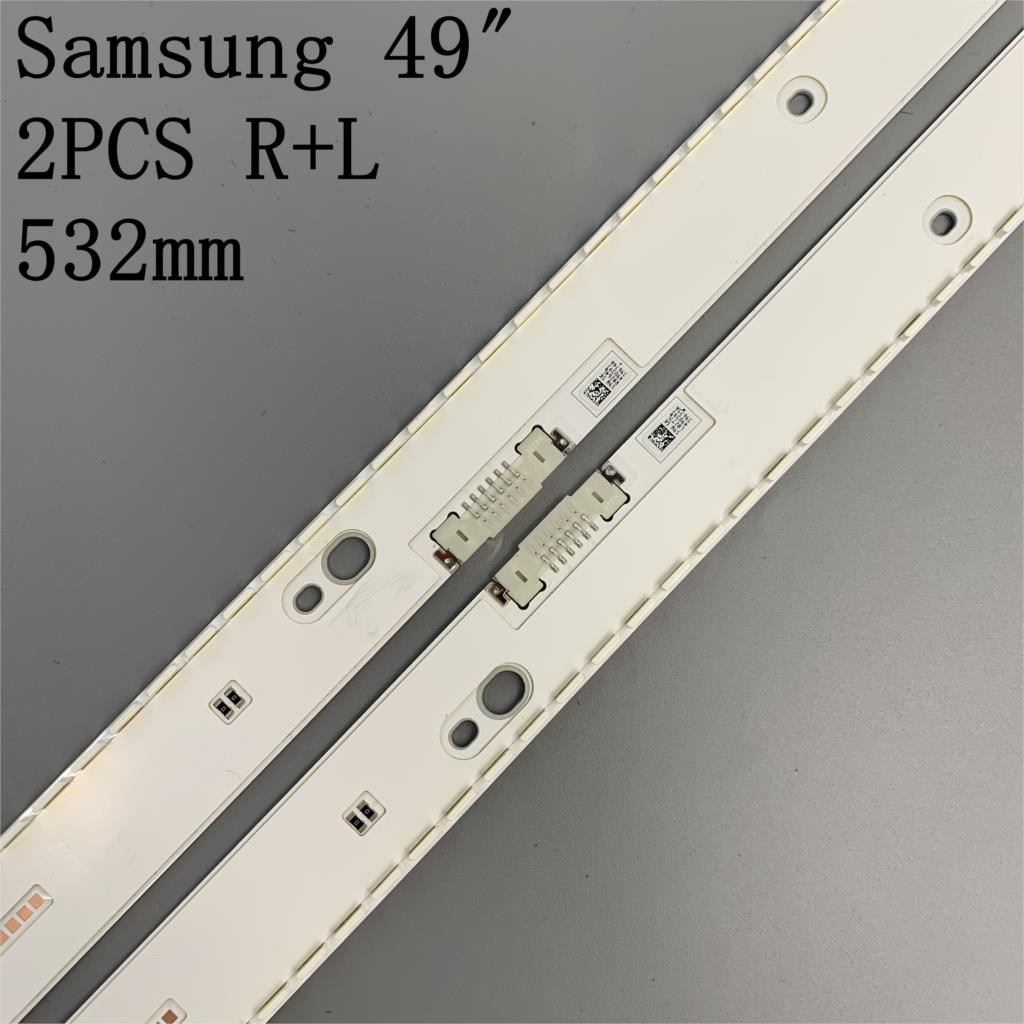 LED bande de rétro-éclairage pour Samsung UE49KU6450 UE49KU6452 UE49KU6459 UE49KU6400 UE49MU6500 UE49MU7400 UE49KU6670U UE49KU6500
