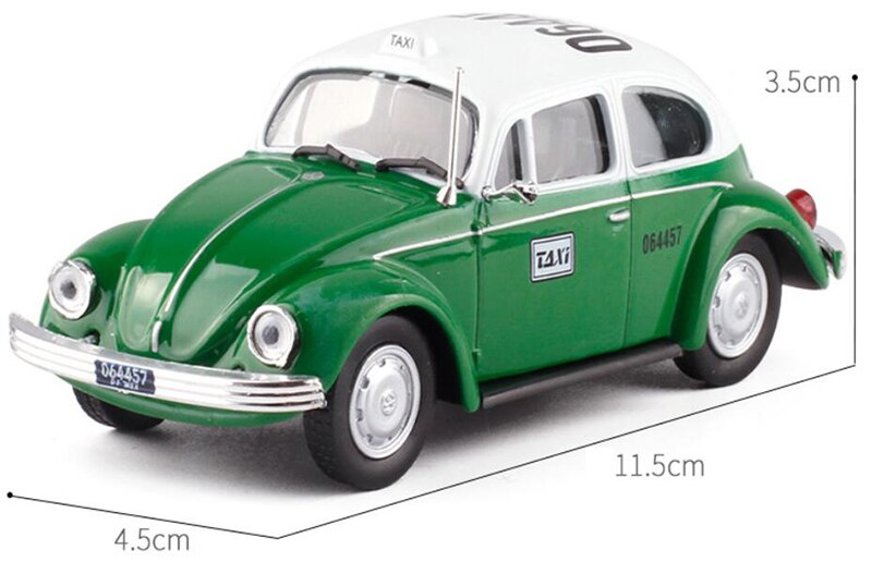 1:43 Scale Metal Alloy Classic FIAT FORD Cab Taxi Car Truck Model Diecast Alloy Car Model Auto Vehicles Toys For Collection: Mexico 1985