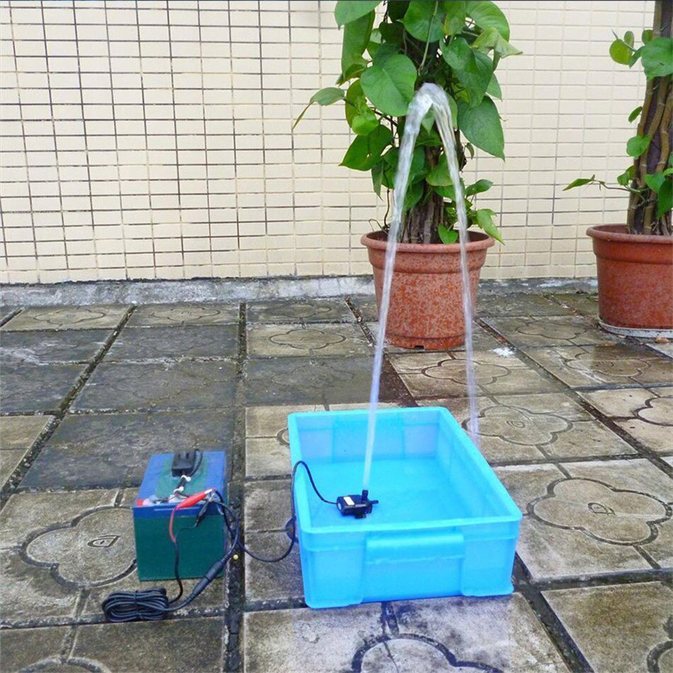 VOGVIGO DC3.5-9V 3W Brushless DC Submersible Water Pump USB Fountain Fish Tank Pump Usb Air Pump