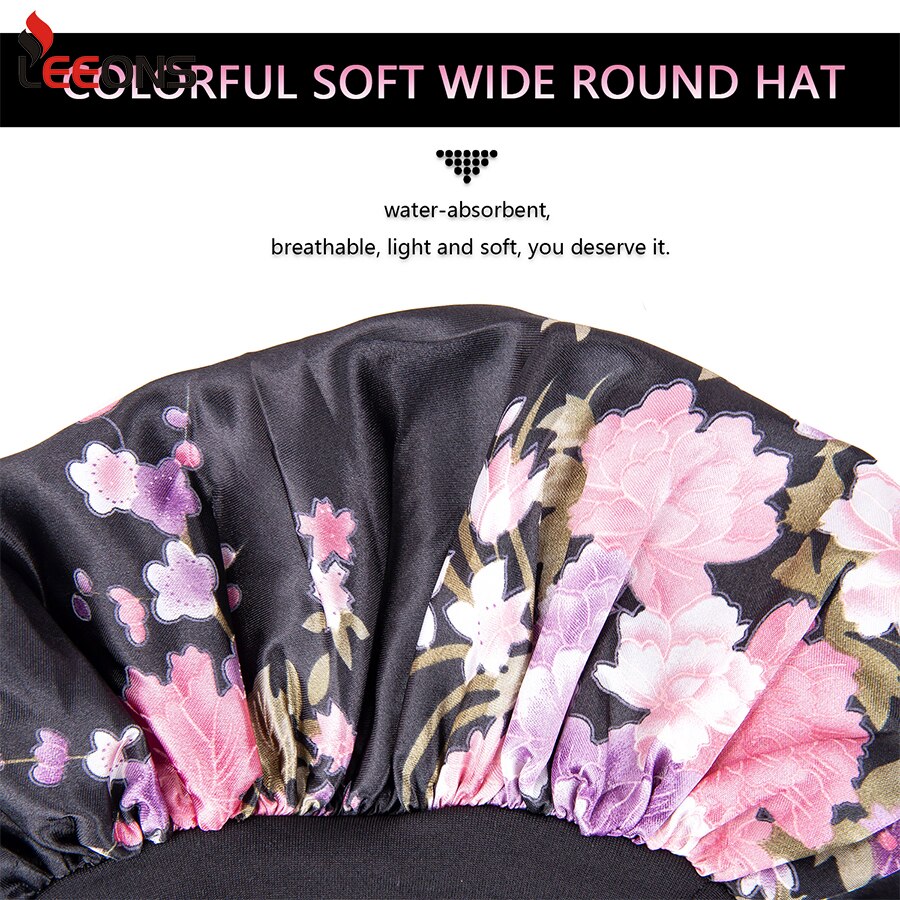 Soft Sleep Caps Night Satin Bonnet Wide Premium Elastic Band Salon Bonnet Hair Loss Sleeping Cap For Women Barber Accessories