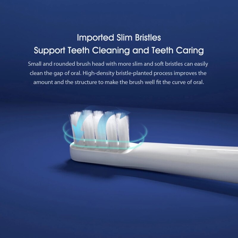 Cabezales de cepillo de dientes para Xiaomi Mijia T100 Mi, repuesto de cepillo eléctrico inteligente, 16 Uds.