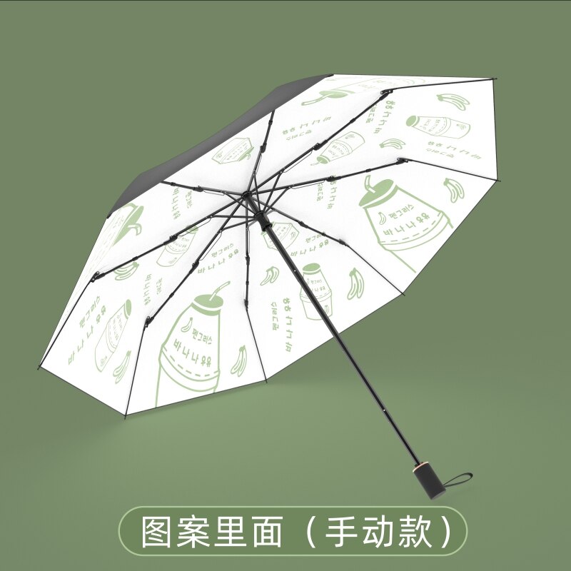 Kleine Opvouwbare Paraplu Patio Academy Outdoor Kids Corporation Paraplu Cartoon Leuke Pocket Regenschirm Huishoudelijke Producten BL50XS: Manual style 1
