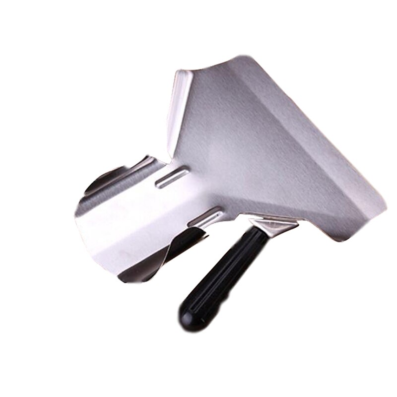 Chip Scoop Voedsel Schop Frieten Roestvrij Staal Keuken Gereedschap Schop Fries Burger Verpakking Tool Enkele/Dubbele Handgrepen Grip