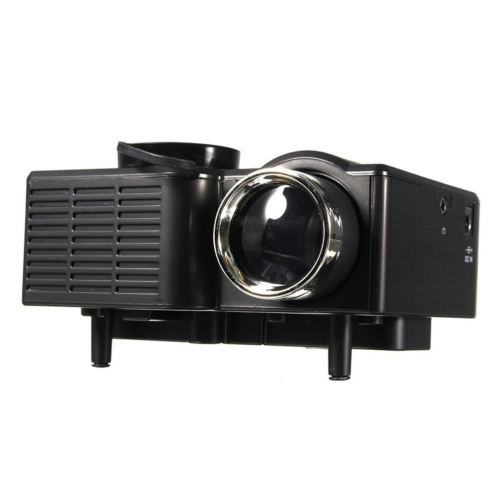 UC28 Mini projector HD Home 1080P Portable Home Theater Wired LED Projector LCD Display Technology for Conference System