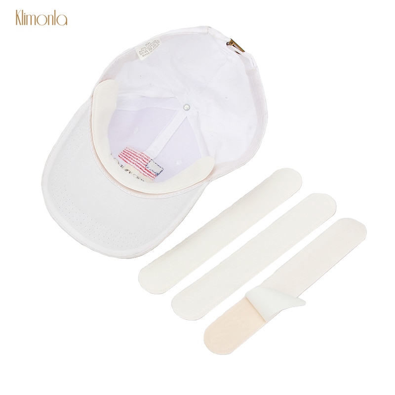 100 stk hvide sweat cap puder anti-sved engangs deodoranter klistermærker hals liner puder makeup værktøj til unisex