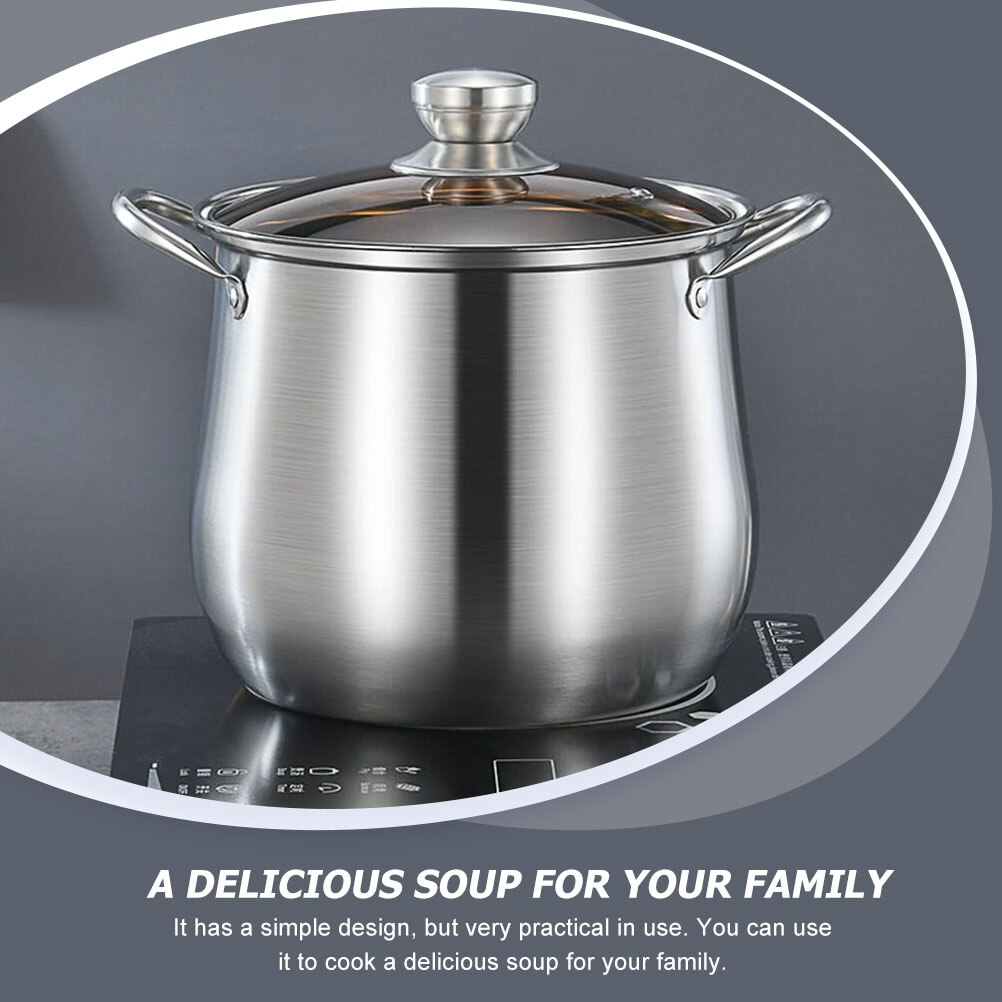 Thickened Soup Pot Stainless Steel Soup Pot Kitchen Multipurpose Soup Pot