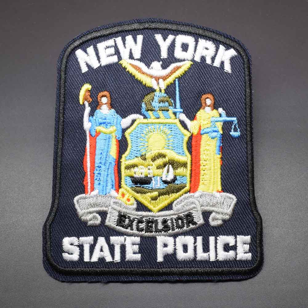 Nypd york politi afdeling stryger på broderede tøjplaster til tøj klistermærker beklædningsgenstand