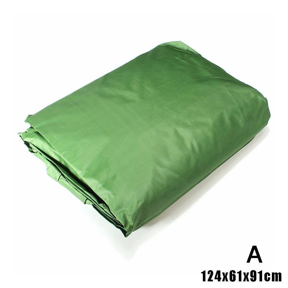 Bbq grill cover til weber  q2000 q3000 bbq cover udendørs grill tilbehør covers beskyttende regn vandtæt støvtæt  g1 o 2: 124 x 61 x 91cm