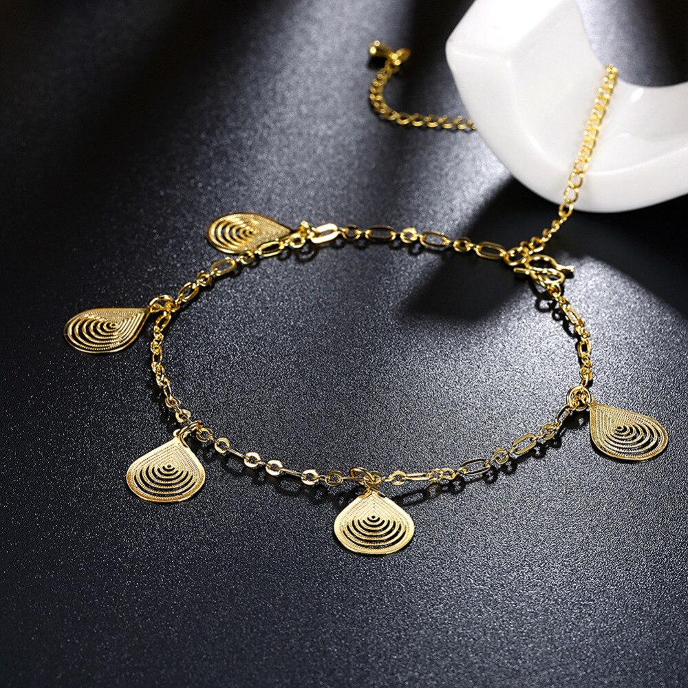 Novos acessórios de moda jóias prata/ouro tornozeleira tornozelo perna pulseira pé acessórios preço por atacado