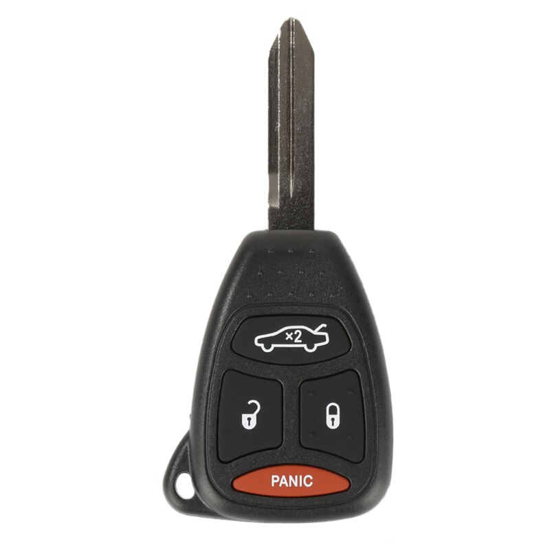 1PCS Durable Black 4buttons Remote Key Fob Shell Case Replacement With Screw For 2005 2006 2007 Jeep Grand Cherokee