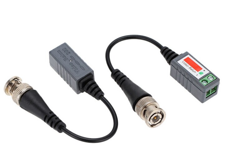 10 stks ABS Plastic CCTV Video Balun CCTV Accessoires Passieve Transceivers 2000ft Afstand UTP Balun BNC Kabel CAT5 Kabel