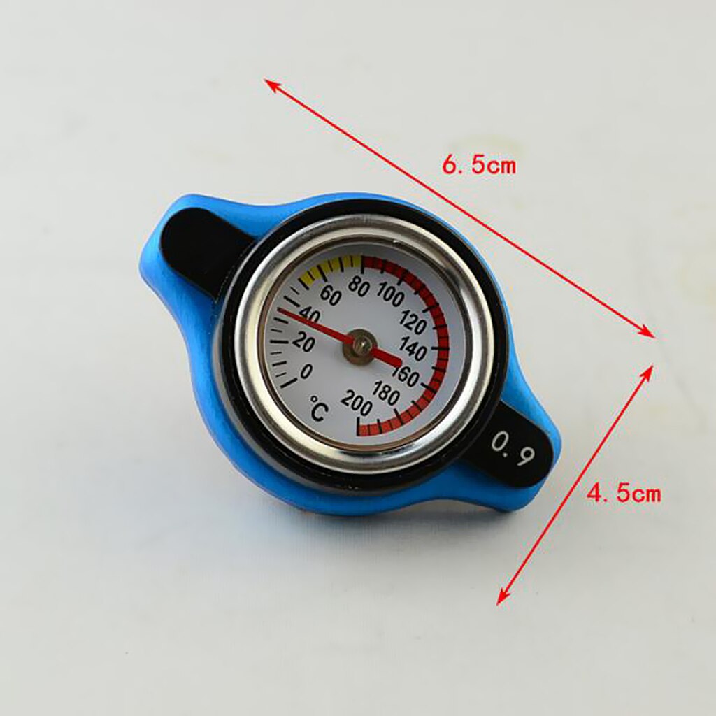 Universal Fit 0.9BAR Car Thermo Radiator Cap with Water Temperature Gauge