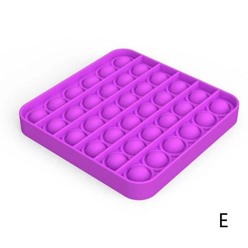 Push seine Silikon Sensorischen Zappeln Spielzeug Pop Blase Stress Relief Schiff Es Schnelle: Grau