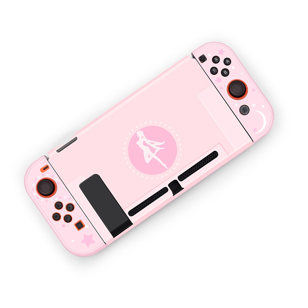 Pink Nintend Switch NS Protective Case Cover Shell For Nitendo Switch Console Joy-Con Controller Anti-Slip Shell Direct Docking: C