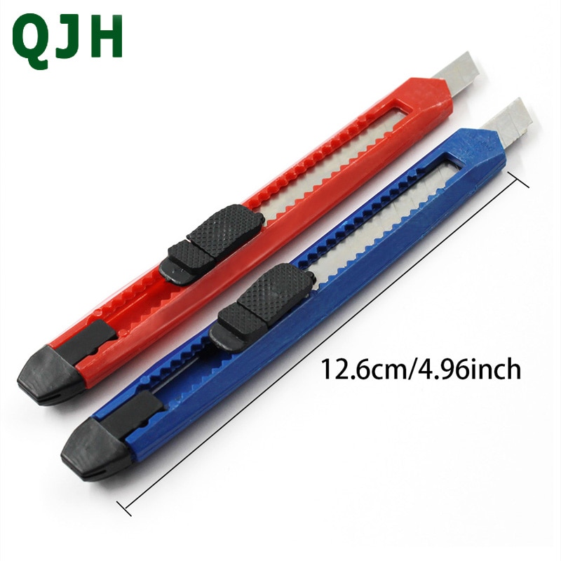 Mini Utility Knife Snap Off Retractable Razor Blade Knife Leather Tool Cutter DIY School Tool Supplies Art and Craft Mini Tool
