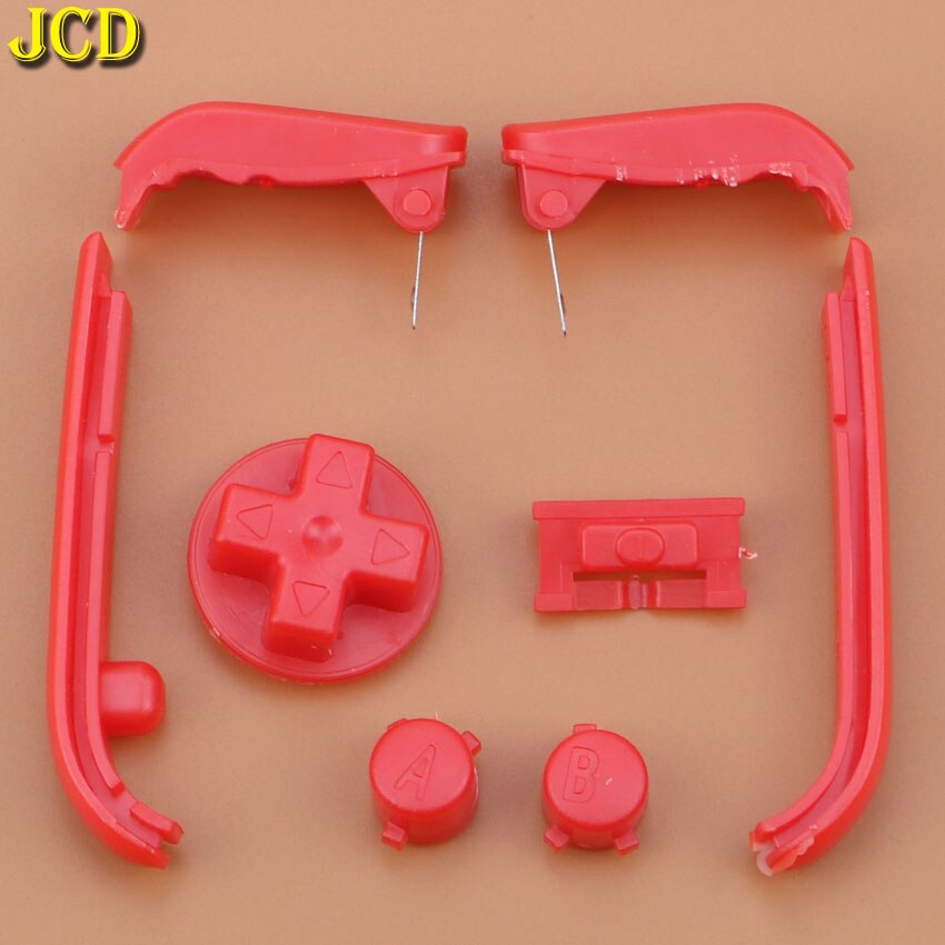 JCD Multi-Color Buttons Keypads L R A B Buttons For Gameboy Advance Buttons Frame For GBA D Pads Power ON OFF Buttons: F