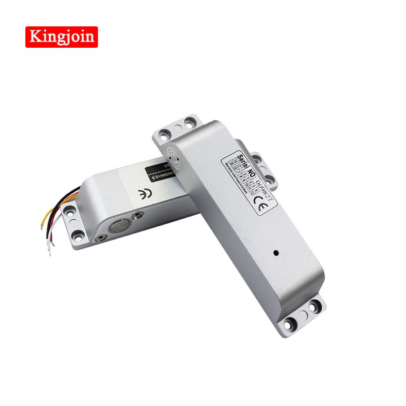 4 wire Wooden door Electric Bolt Door Lock DC 12V Magnetic Induction/Surface Mount Shear Lock 2,000lbs holding force