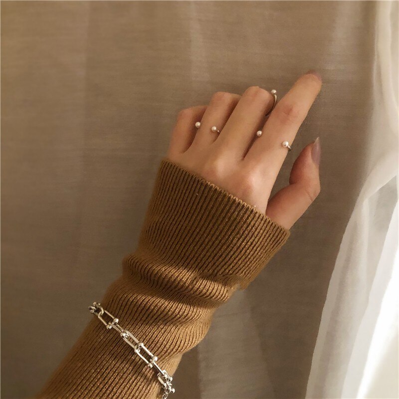 U Vorm Ketting Goud/Zilveren Armbanden Voor Vrouwen Meisjes Zomer Vrouwen Armbanden Femme Zilver 925 sieraden