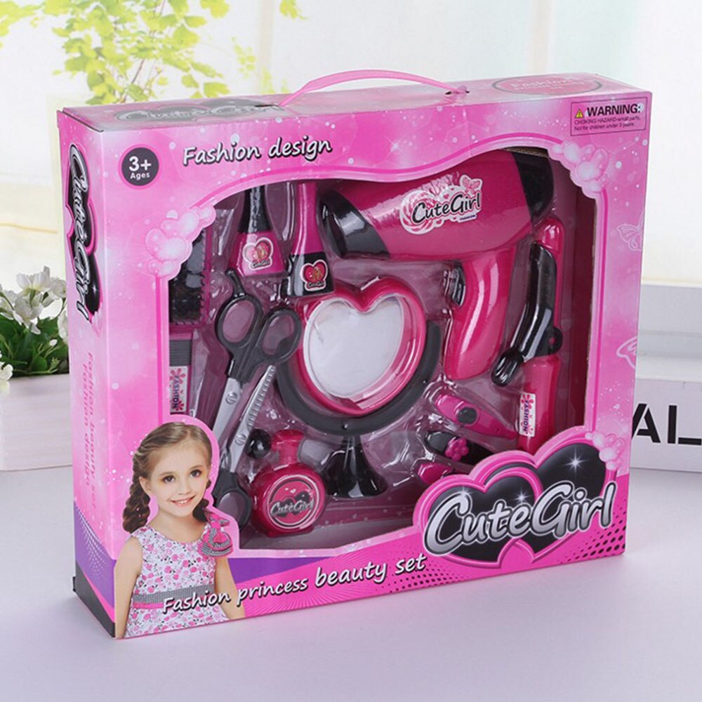 Kinderspeelhuis simulatie wassen snijden en blazen speelgoed bordspel speelgoed meisjes speelgoed spelen make-up kinderspeelgoed voor meisjes
