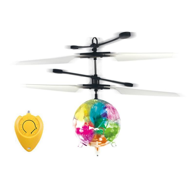 RC Flying Ball Luminous Kid's Flight Balls Infrared Induction Aircraft Remote Control Aircarft Toys Flash LED Light Plane Toys: 02