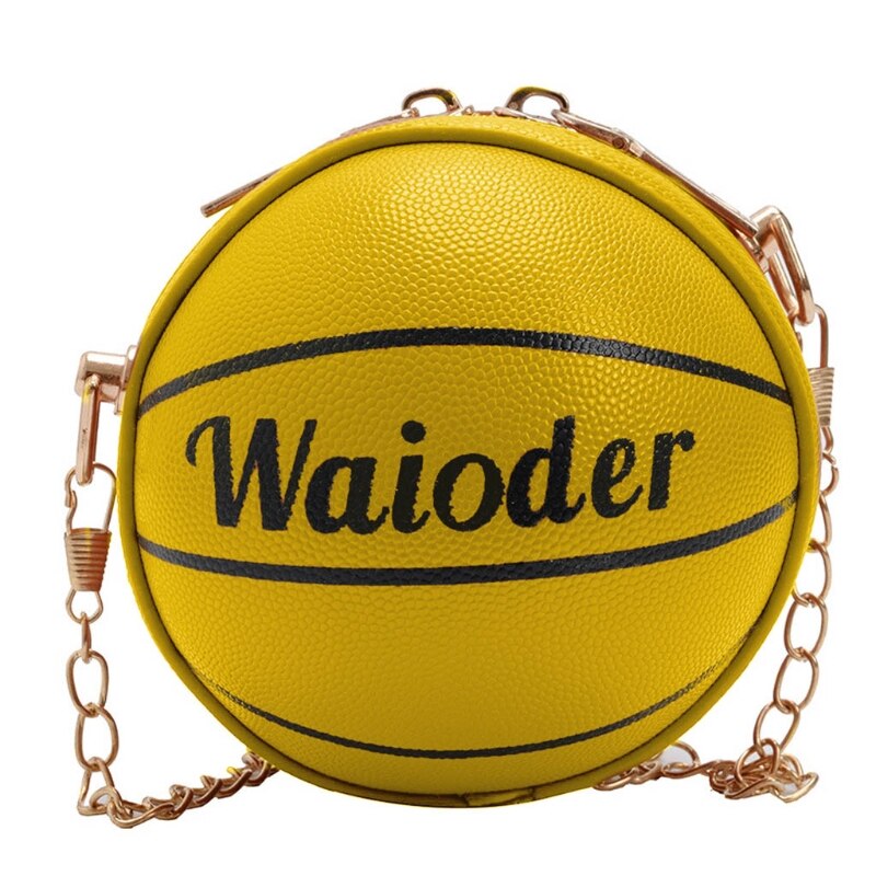 freundlicher der Kupplung Tasche Nette freundlicher Mini Basketball Geldbörse Umhängetaschen für Jungen Mädchen Kleine Münze Brieftasche Handtasche: gelb