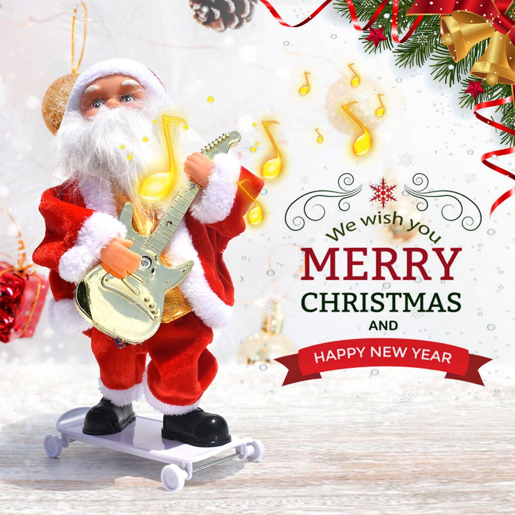 Kid Kerst Kerstman Pop Muzikaal Speelgoed Elektrische Zingen Dansen Speelgoed Jaar Kerst Voor Kinderen Speelgoed