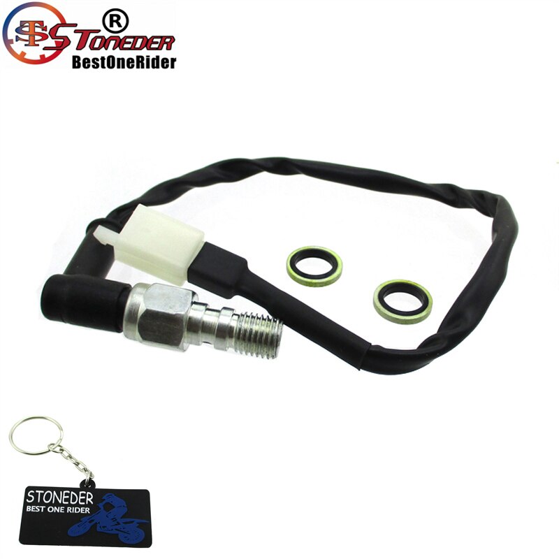 STONEDER Motorrad Hydraulische Bremse Licht Schalter Banjo Bolzen 10mm x 1,25 Tonhöhe Für Nissin Bremsen Honda Yamaha Kawasaki Suzuki