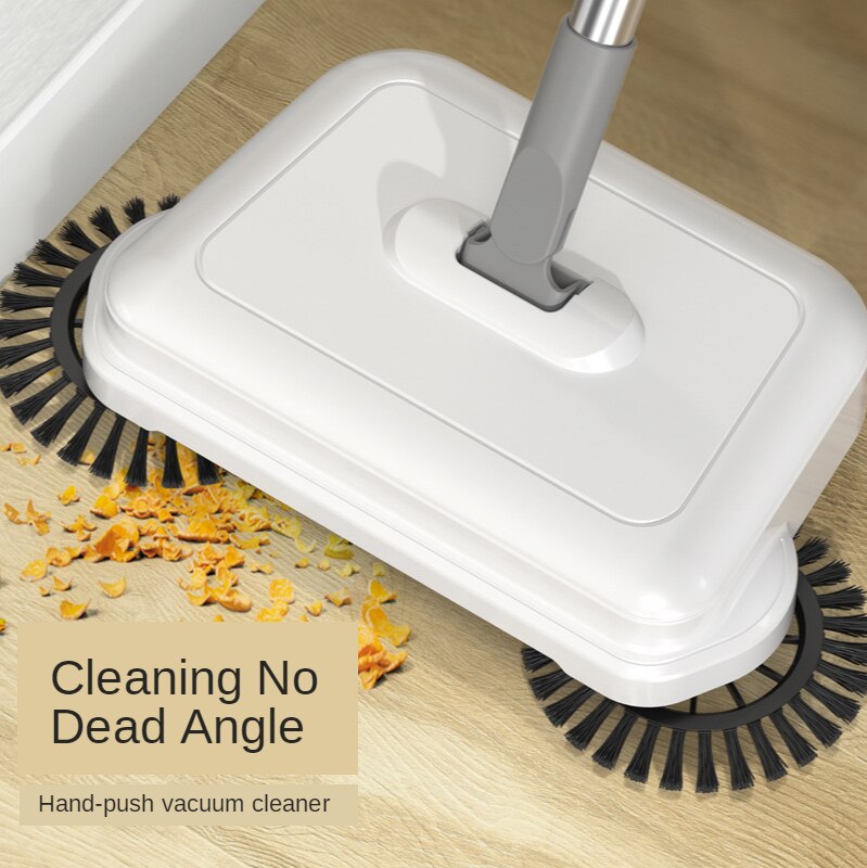 Hand-Push Lazy Sweeper Robot Vacuum Floor Sweeping Mopping Cleaning Broom Smart Carpet Machine Magic Household