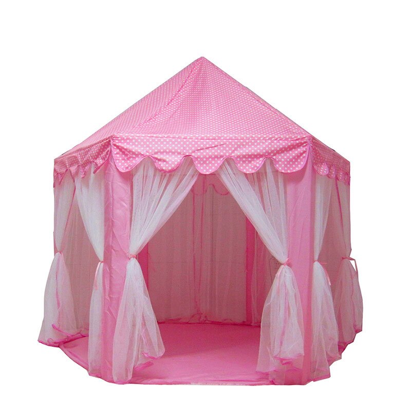 Portatile Princess Castle Gioca Tenda Giocattolo Per Bambini Attività Fata Casa bambini Indoor Outdoor Playhouse Tenda Della Spiaggia Bambino che gioca Giocattolo: Pink only tent