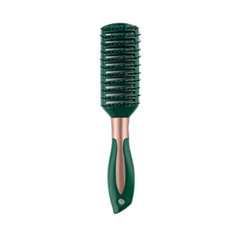 Brosse à cheveux professionnelle à palette lisse et lisse pour Salon de coiffure, grand Type de cheveux, peigne coiffant pour femmes et hommes: Or