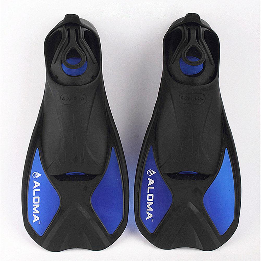 1 pair Diving Flippers Swimming Duck Web Diving Flippers Swimming Accessories: blue / M