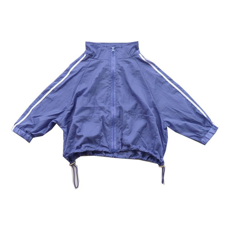 Ragazzi ragazze giacca tuta sportiva protezione solare abbigliamento abbigliamento estivo per bambini camicia con cerniera coreana Sunbreaker abbigliamento per bambini ragazza